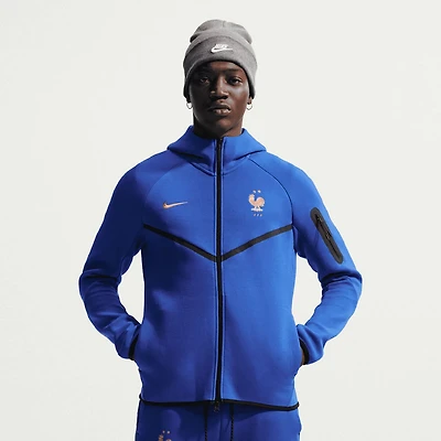 Nike France National Team 2026 Tech Fleece Windrunner Raglan Full-Zip Hoodie