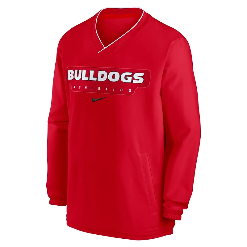 Nike Georgia Bulldogs 2024 Sideline Pullover Windshirt