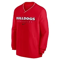 Nike Georgia Bulldogs 2024 Sideline Pullover Windshirt