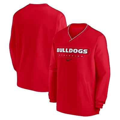 Nike Georgia Bulldogs 2024 Sideline Pullover Windshirt
