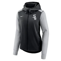 Nike /Gray Chicago White Sox Authentic Collection Baseball Performance Full-Zip Hoodie