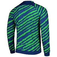 Nike Green Brazil National Team 2022 Academy Pro Anthem Performance Raglan Full-Zip Jacket