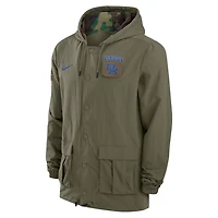 Nike Kentucky Wildcats 2024 Military Appreciation Full-Snap Hoodie Jacket