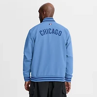 Nike Light Chicago Cubs Authentic Collection Dugout Relaxed Full-Zip Bomber Jacket