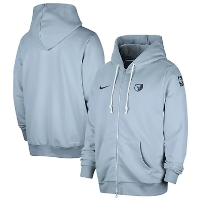 Nike Light Memphis Grizzlies Authentic Standard Issue Full-Zip Hoodie Jacket