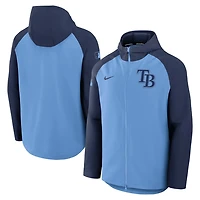 Nike Light Navy Tampa Bay Rays Authentic Collection Raglan Performance Full-Zip Jacket