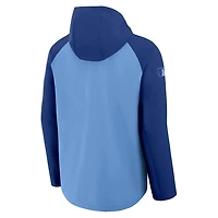 Nike Light Royal Kansas City Royals Authentic Collection Raglan Performance Full-Zip Jacket