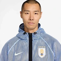 Nike Light Uruguay National Team 2026 Anthem Mesh Dri-FIT Full-Zip Hooded Jacket