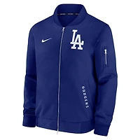 Nike Los Angeles Dodgers Authentic Collection Dugout Full-Zip Bomber Jacket
