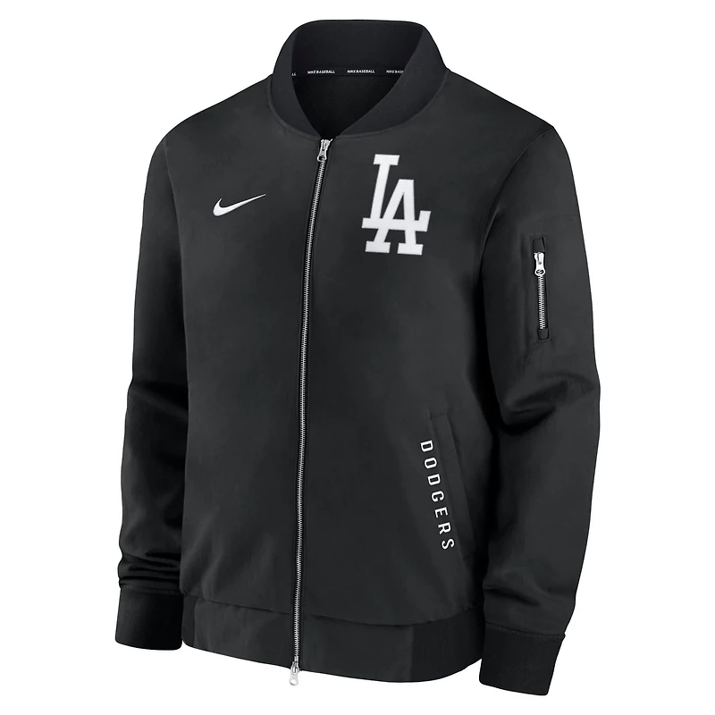 Nike Los Angeles Dodgers Authentic Collection Dugout Full-Zip Bomber Jacket