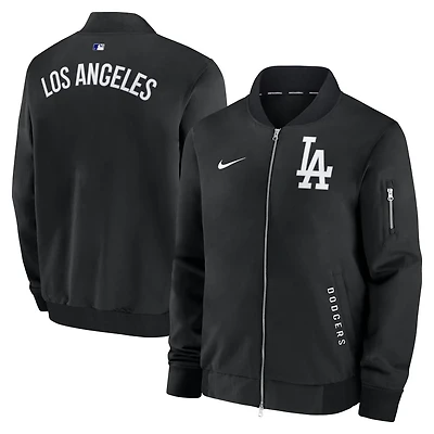 Nike Los Angeles Dodgers Authentic Collection Dugout Full-Zip Bomber Jacket