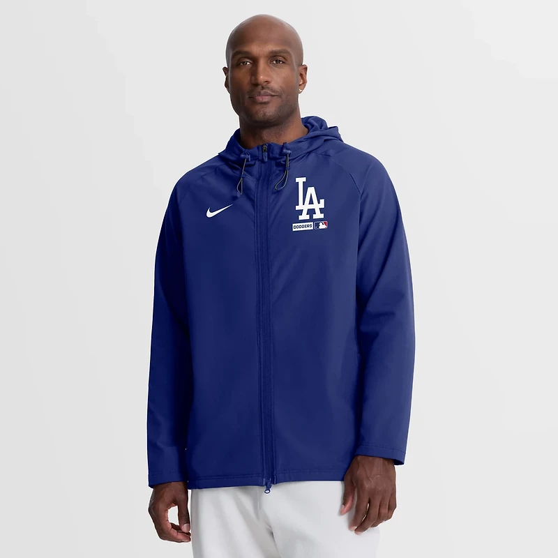 Nike Los Angeles Dodgers Authentic Collection Raglan Therma-FIT Full-Zip Hooded Jacket