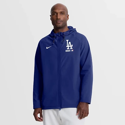 Nike Los Angeles Dodgers Authentic Collection Raglan Therma-FIT Full-Zip Hooded Jacket