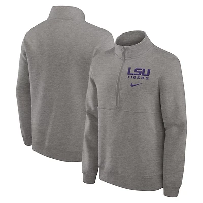 Nike LSU Tigers Primetime Club Half-Zip Sweatshirt