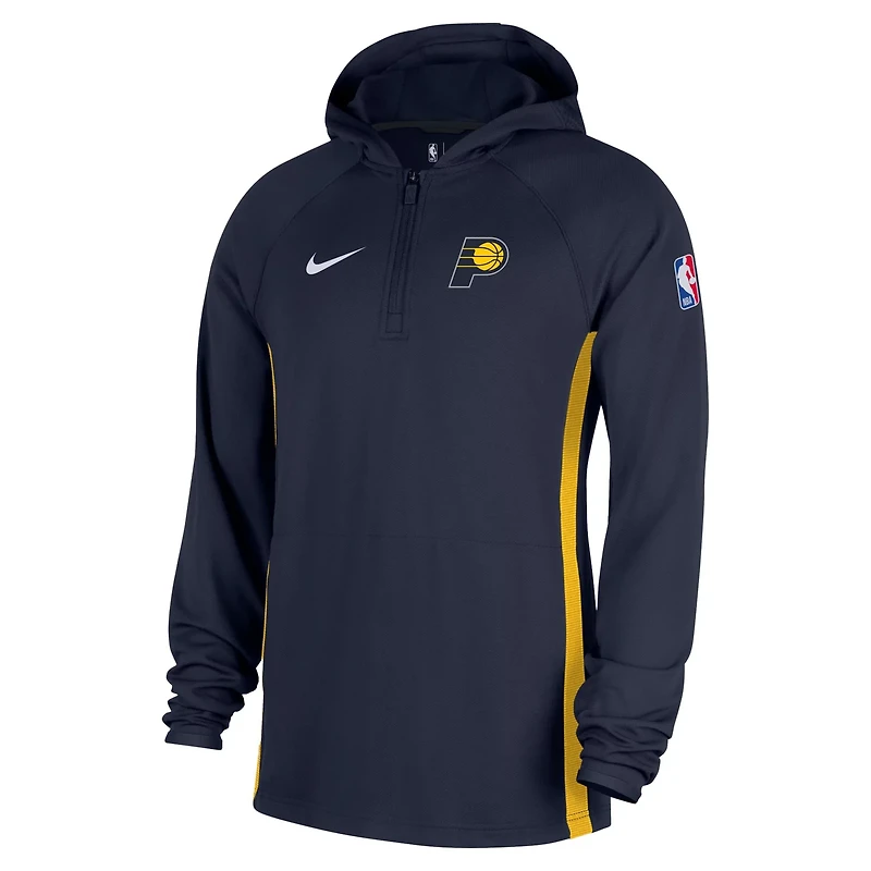 Nike Men’s Indiana Pacers Authentic On Court Zone Dri-FIT 1/4-Zip Hoodie Jacket