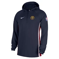 Nike Men’s Denver Nuggets Authentic On Court Zone Dri-FIT 1/4-Zip Hoodie Jacket
