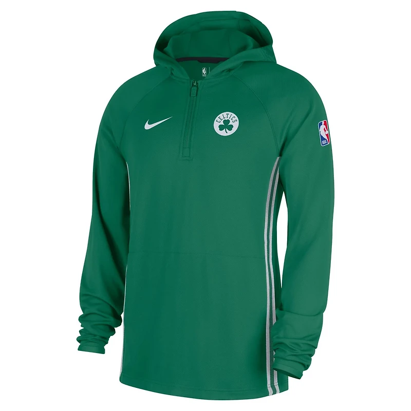 Nike Men’s Boston Celtics Authentic On Court Zone Dri-FIT 1/4-Zip Hoodie Jacket