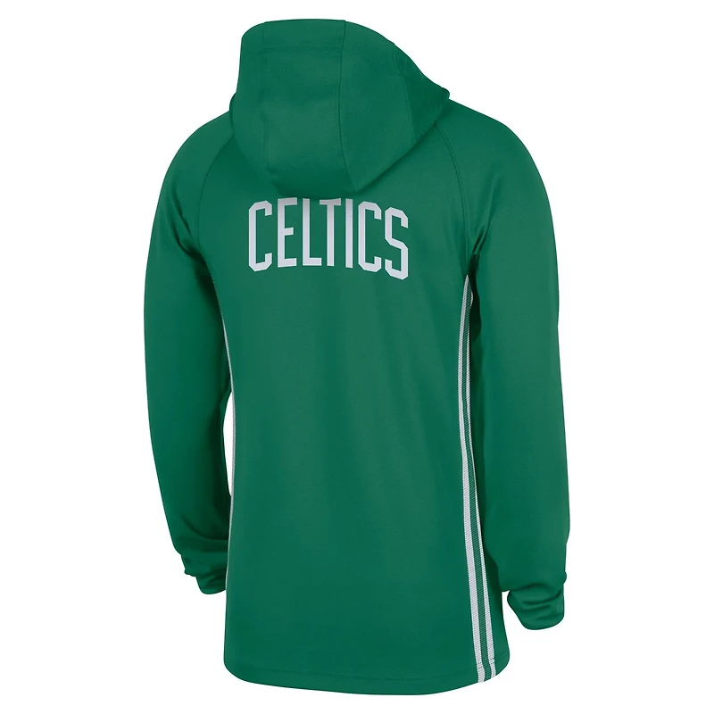 Nike Men’s Boston Celtics Authentic On Court Zone Dri-FIT 1/4-Zip Hoodie Jacket