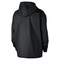 Nike Brooklyn Nets Courtside Premium Club Anorak Quarter-Zip Hoodie Jacket