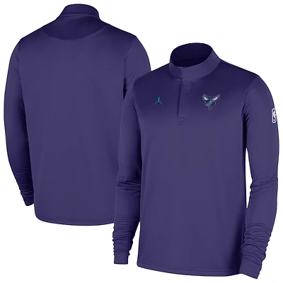 Nike Men’s Charlotte Hornets 2025-26 Dri-Fit Authentic 1/4-Zip Coaches Jacket