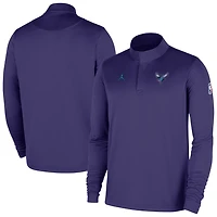 Nike Men’s Charlotte Hornets 2025-26 Dri-Fit Authentic 1/4-Zip Coaches Jacket