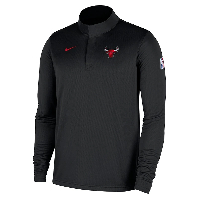 Nike Men’s Chicago Bulls 2025-26 Dri-Fit Authentic 1/4-Zip Coaches Jacket