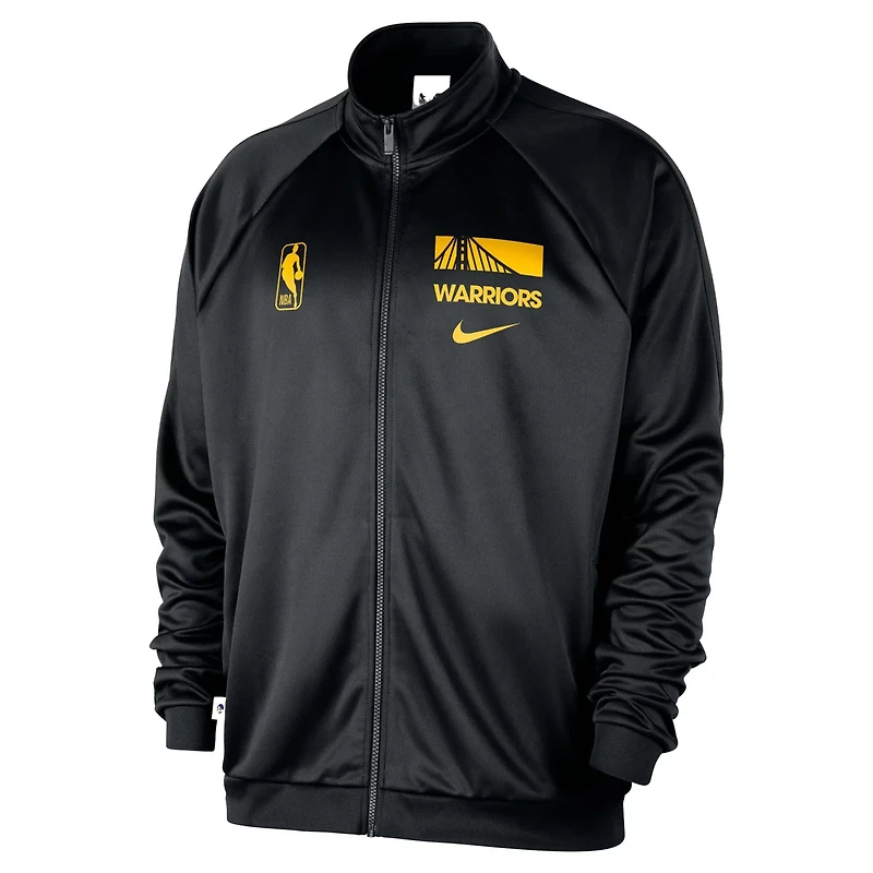 Nike Golden State Warriors Courtside Pique Club Full-Zip Track Jacket