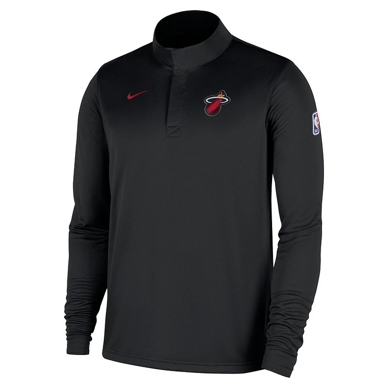 Nike Men’s Miami Heat 2025-26 Dri-FIT Authentic 1/4-Zip Coaches Jacket