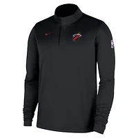 Nike Men’s Miami Heat 2025-26 Dri-FIT Authentic 1/4-Zip Coaches Jacket