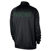 Nike Men’s Milwaukee Bucks Courtside Pique Club Full-Zip Track Jacket