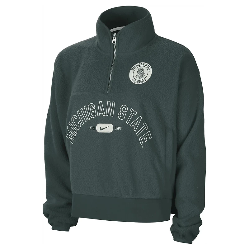 Nike Michigan State Spartans Fly Fleece Quarter-Zip Jacket