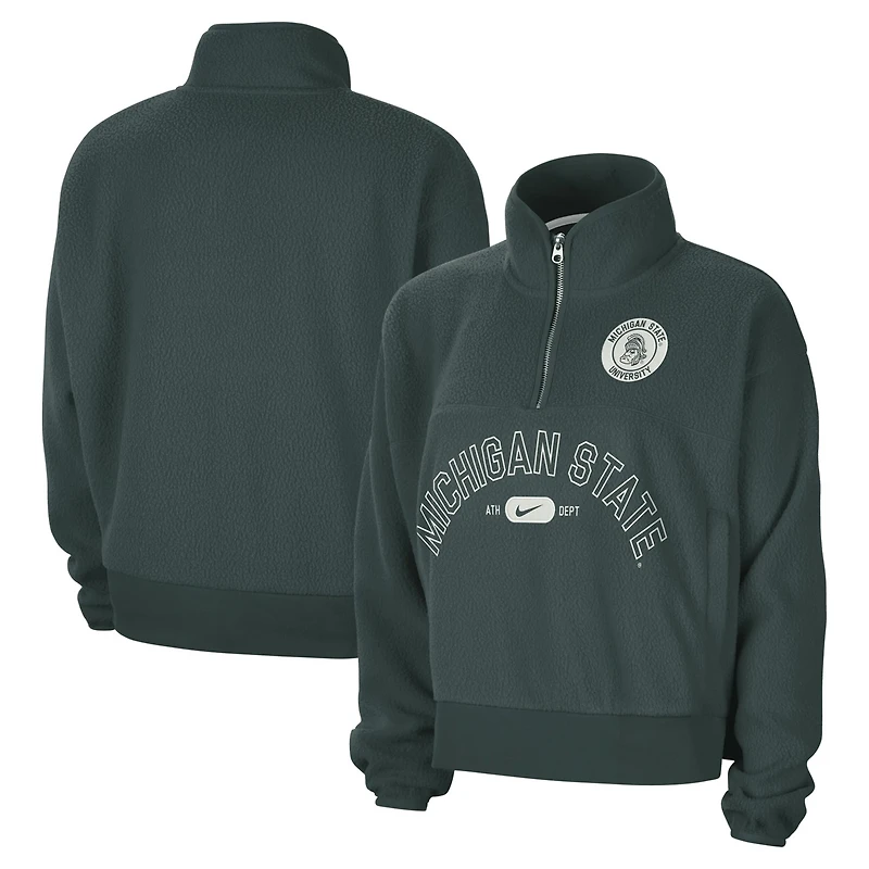 Nike Michigan State Spartans Fly Fleece Quarter-Zip Jacket