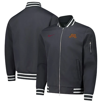 Nike Minnesota Golden Gophers Full-Zip Bomber Jacket