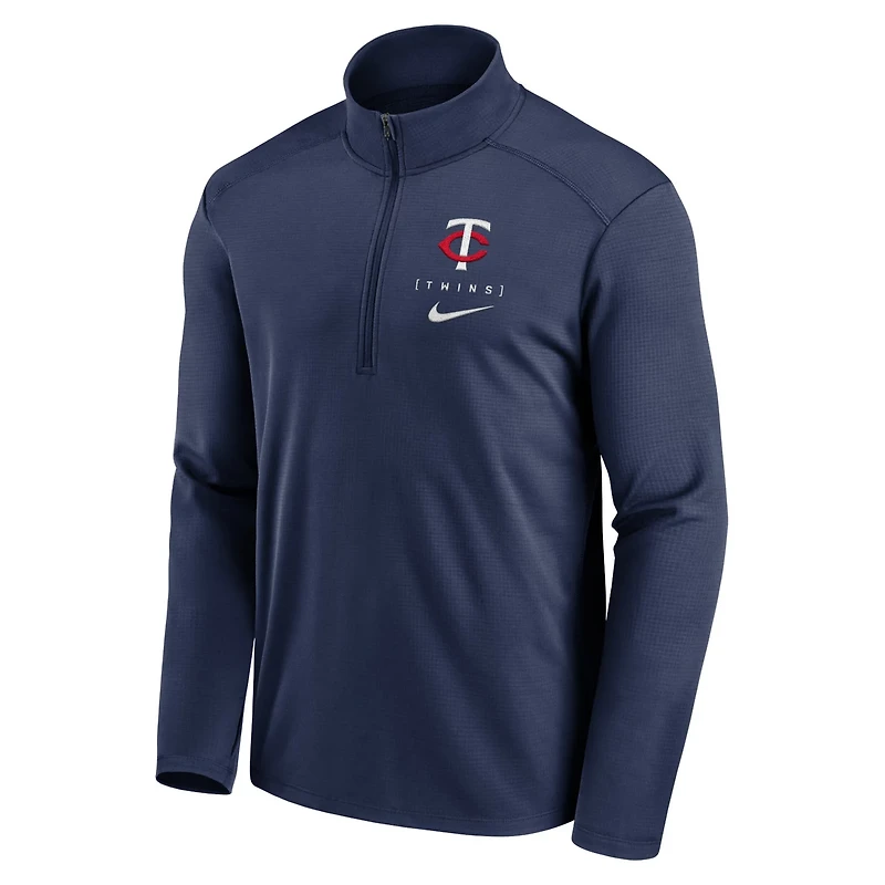 Nike Minnesota Twins Franchise Logo Pacer Performance Half-Zip Top