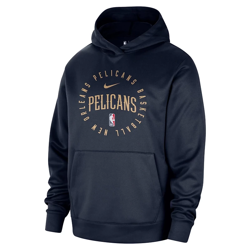Nike New Orleans Pelicans 2024 25 Spotlight On-Court Practice Performance Pullover Hoodie