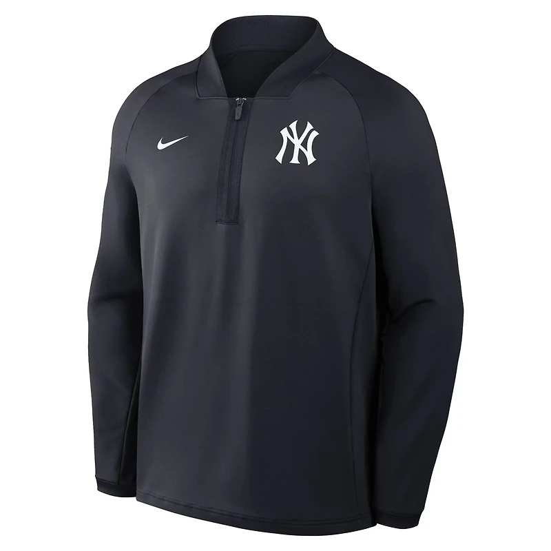 Nike New York Yankees Authentic Collection Dri-FIT Raglan Half-Zip Pullover