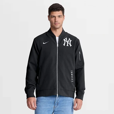 Nike New York Yankees Authentic Collection Dugout Relaxed Full-Zip Bomber Jacket