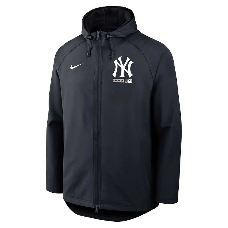 Nike New York Yankees Authentic Collection Raglan Therma-FIT Full-Zip Hooded Jacket