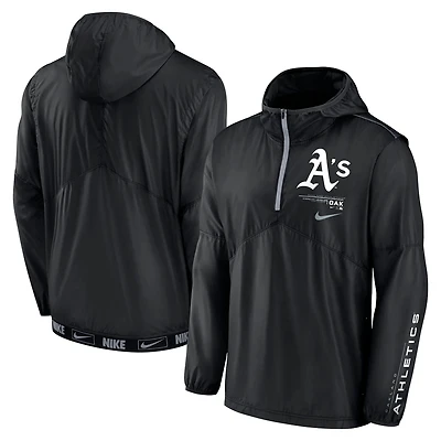 Nike Oakland Athletics Authentic Night Game Performance Half-Zip Windbreaker