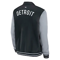 Nike Orange Detroit Tigers Authentic Collection Dugout Full-Zip Bomber Jacket
