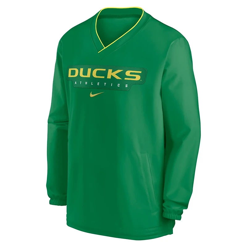 Nike Oregon Ducks 2024 Sideline Pullover Windshirt
