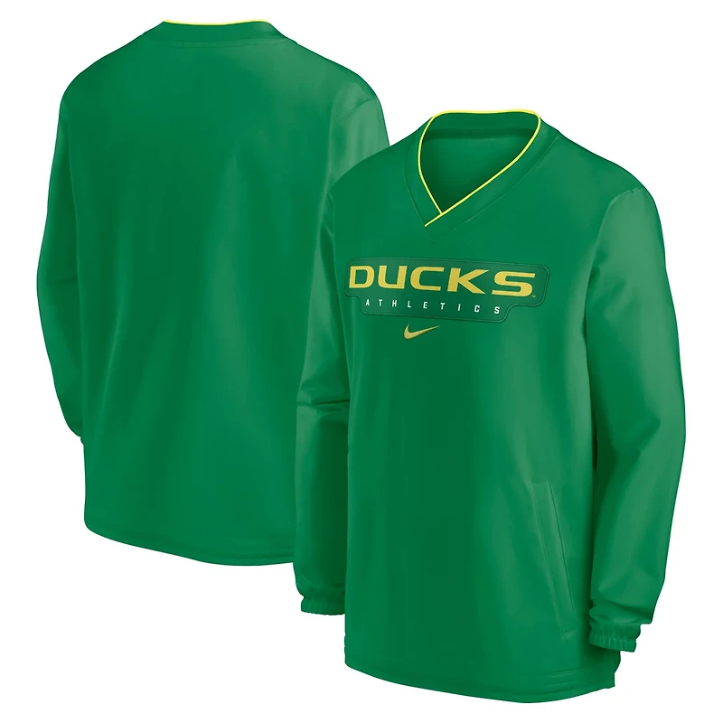 Nike Oregon Ducks 2024 Sideline Pullover Windshirt