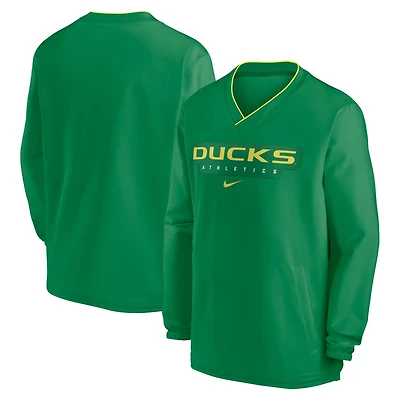 Nike Oregon Ducks 2024 Sideline Pullover Windshirt