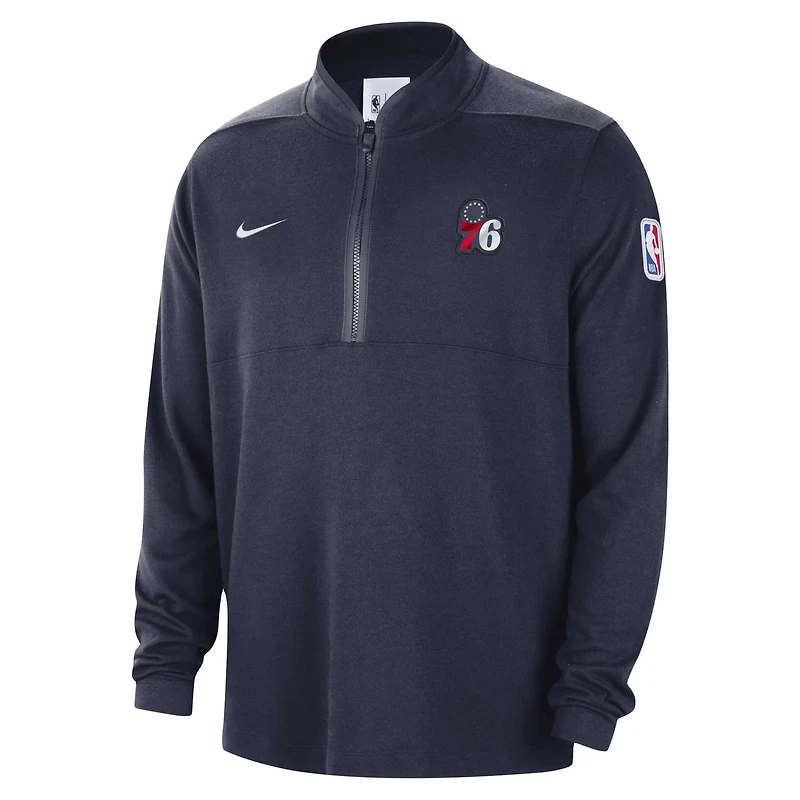 Nike Philadelphia 76ers Authentic Performance Half-Zip Jacket