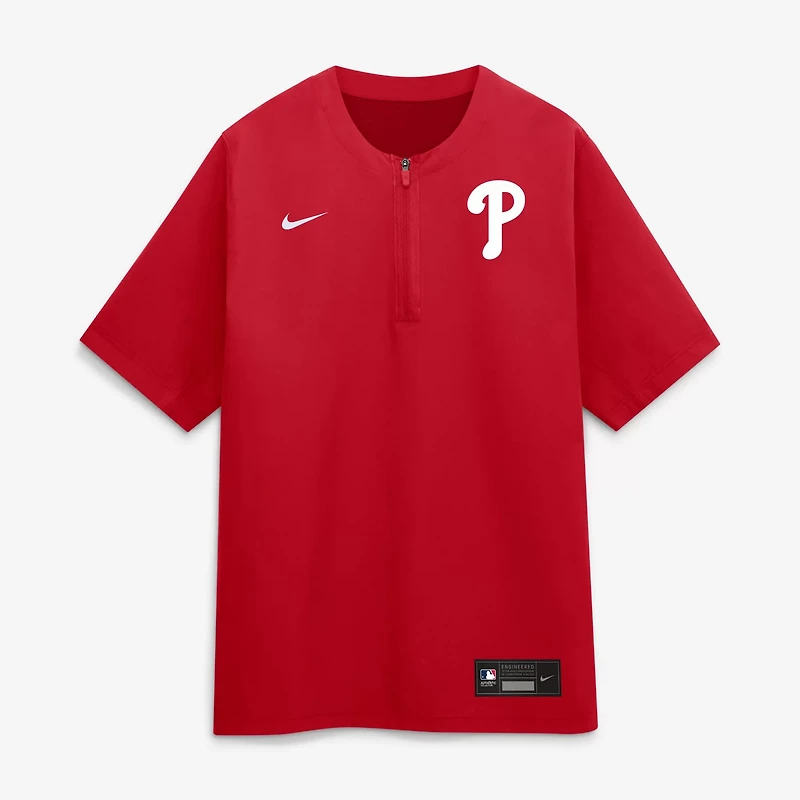Nike Philadelphia Phillies Authentic Collection Dri-FIT Quarter-Zip Windshirt