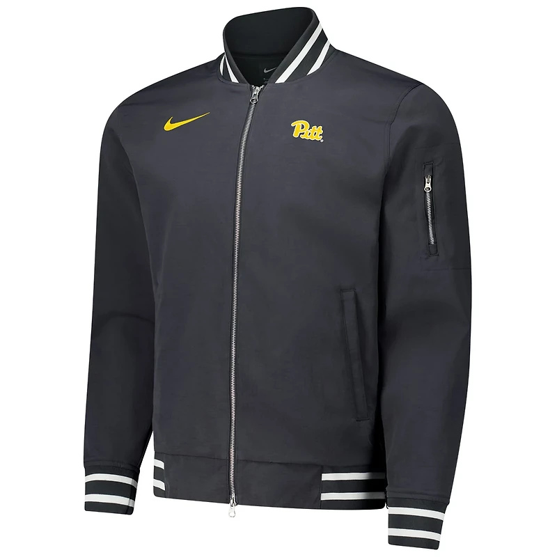Nike Pitt Panthers Full-Zip Bomber Jacket