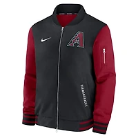 Nike Red Arizona Diamondbacks Authentic Collection Dugout Full-Zip Bomber Jacket