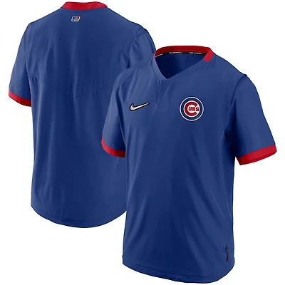 Nike Red Chicago Cubs Authentic Collection Short Sleeve Hot Pullover Jacket