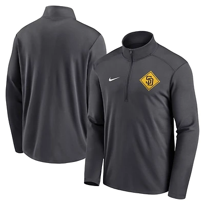 Nike San Diego Padres Diamond Icon Pacer Performance Quarter-Zip Windbreaker Top