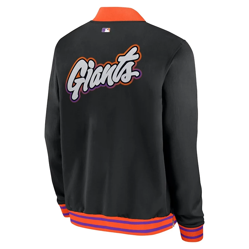 Nike San Francisco Giants 2025 City Connect Authentic Collection Full-Zip Bomber Jacket